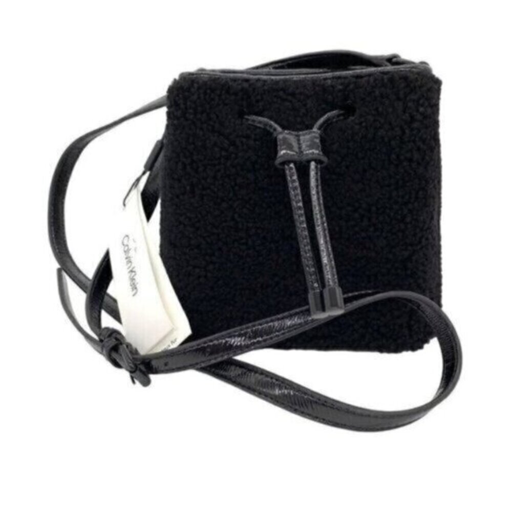 Calvin Klein Astatine Mini Bucket Crossbody Bag New